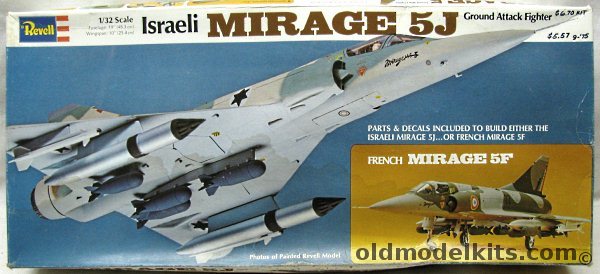 Revell 1/32 Israeli Mirage 5J or French Mirage 5F, H155 plastic model kit